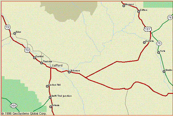 Gila Trail Map